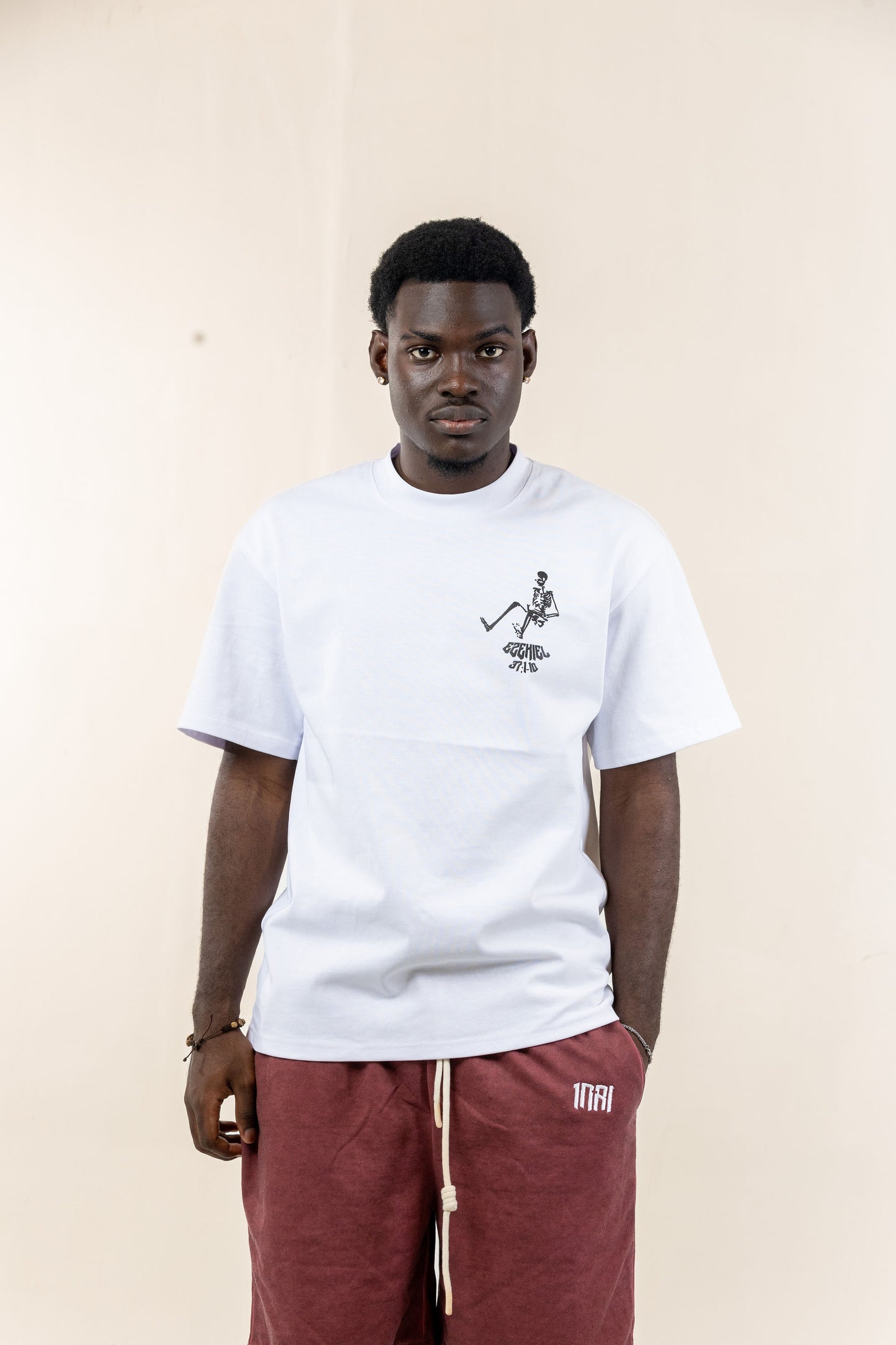 Dry Bones Tee White