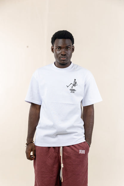 Dry Bones Tee White