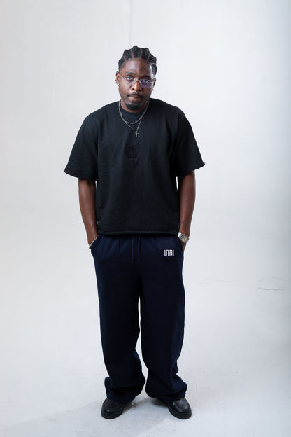 Flare Sweatpants Navy Blue