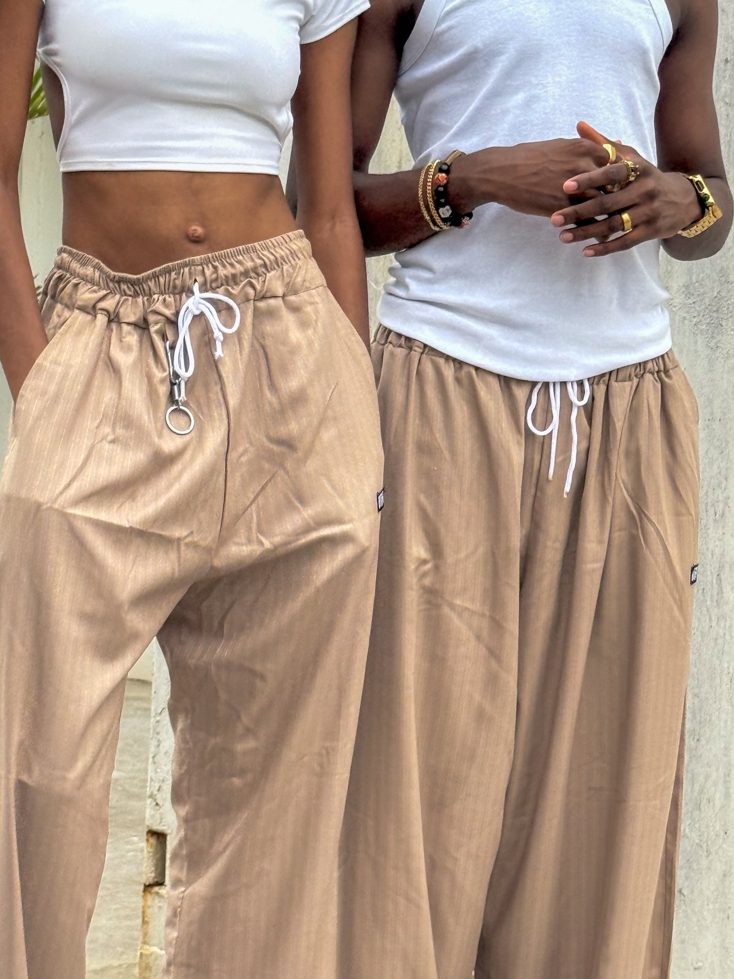 Brown Suited Pants