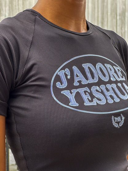 J’adore Baby Tee Black
