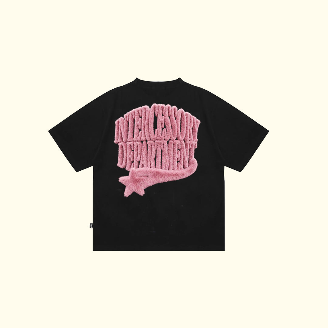 Intercessory Dept Fur Tee Black