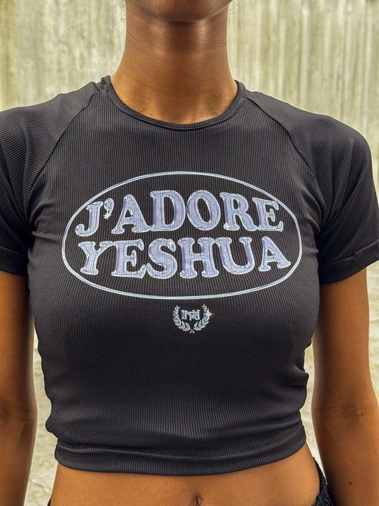 J’adore Baby Tee Black