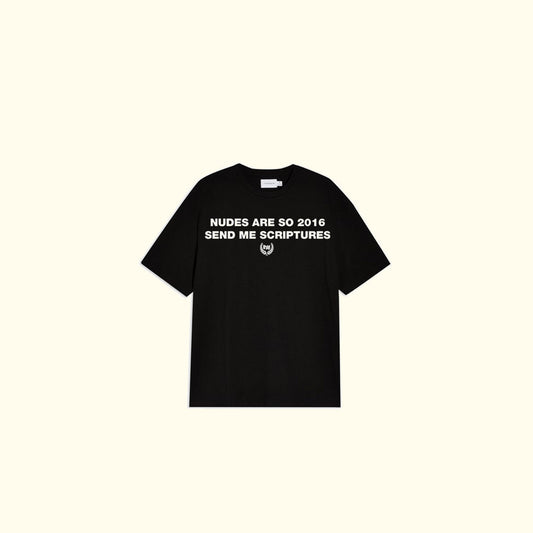 SMS(Send-Me-Scriptures) Tee Black