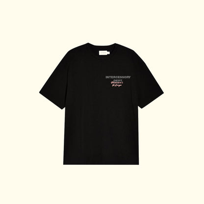 Intercessory Dept Fur Tee Black
